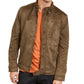 Jaqueta masculina de camurça sintética INC International Concepts, verde, tamanho grande