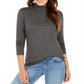 Blusa de gola falsa feminina Style &amp; Co, preta, tamanho XS
