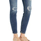 Jeans feminino Silver Jeans Co. Moulant 721 à Taille Haute Et à Fini Usé Pour Femmes Azul Tamanho 29