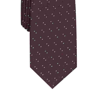 Gravata Alfani Masculina Slim Geométrica Vinho Tamanho Regular