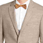 Blazer masculino Tommy Hilfiger Trevor Woven Plaid de dois botões, bege, tamanho 44