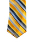 Cinto social masculino Van Heusen prateado, listrado, fino, de seda, não aplicável, amarelo, tamanho regular