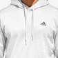 Moletom com capuz Adidas Team Issue Fleece Masculino Branco Tamanho XX-G
