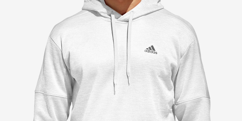 Moletom com capuz Adidas Team Issue Fleece Masculino Branco Tamanho XX-G