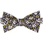 Gravata borboleta de sarja de seda Tommy Hilfiger Chelsea Botanical To-Be para homem, amarela, tamanho regular