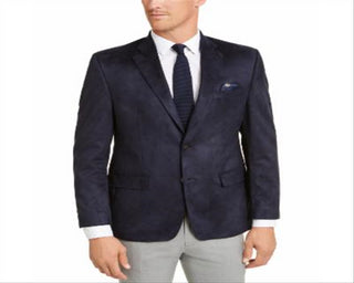 Casaco esportivo masculino de camurça sintética com corte clássico, tamanho 36, da Lauren Ralph Lauren