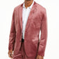 Blazer masculino de veludo grande e alto, slim fit, dois botões, vinho, tamanho XLT, da INC International Concepts