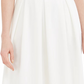 Saia midi de crepe Calvin Klein Scuba feminina, branca, tamanho 16