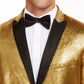 Blazer alto masculino amarelo INC International Concepts, tamanho XXX-G