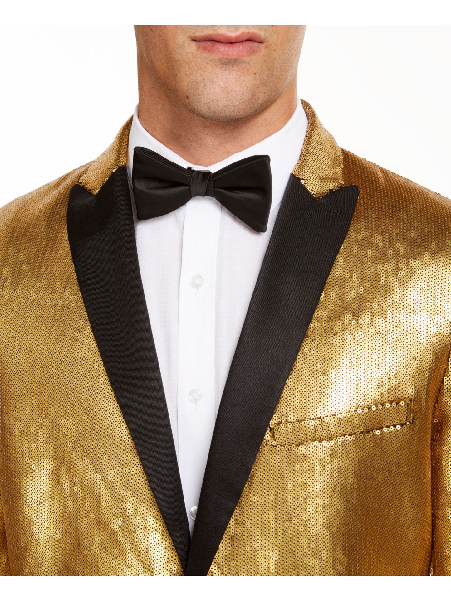 Blazer alto masculino amarelo INC International Concepts, tamanho XXX-G