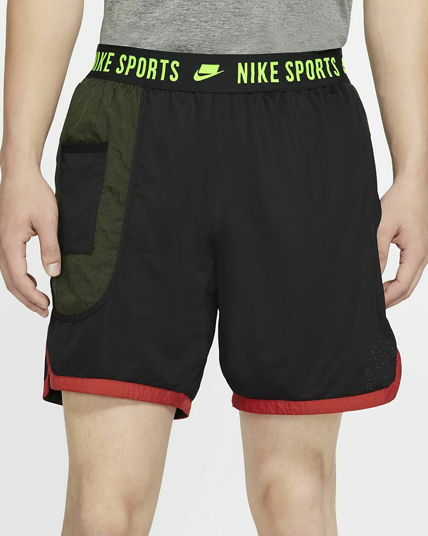 Shorts Nike Masculino Dri Fit Training Stretch Activewear Preto Tamanho XX-G