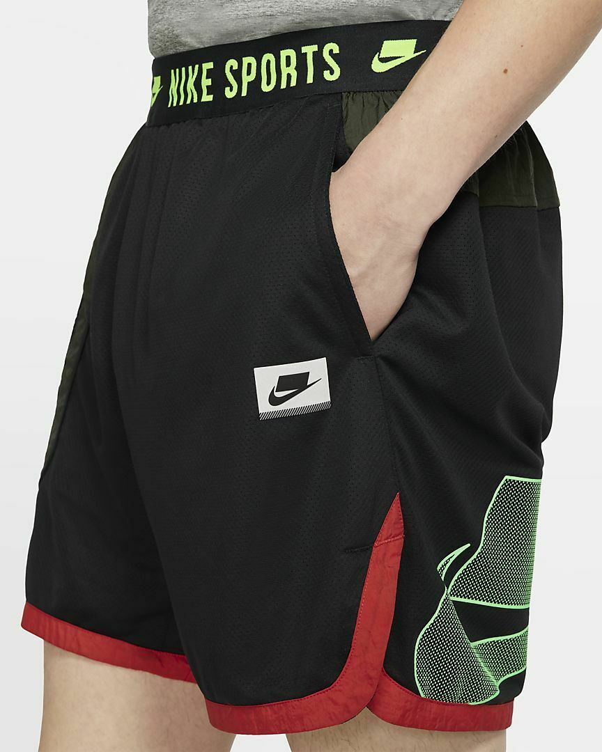 Shorts Nike Masculino Dri Fit Training Stretch Activewear Preto Tamanho XX-G