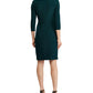 Vestido Ralph Lauren Feminino Manga 3/4 Acima do Joelho Verde Tamanho 14