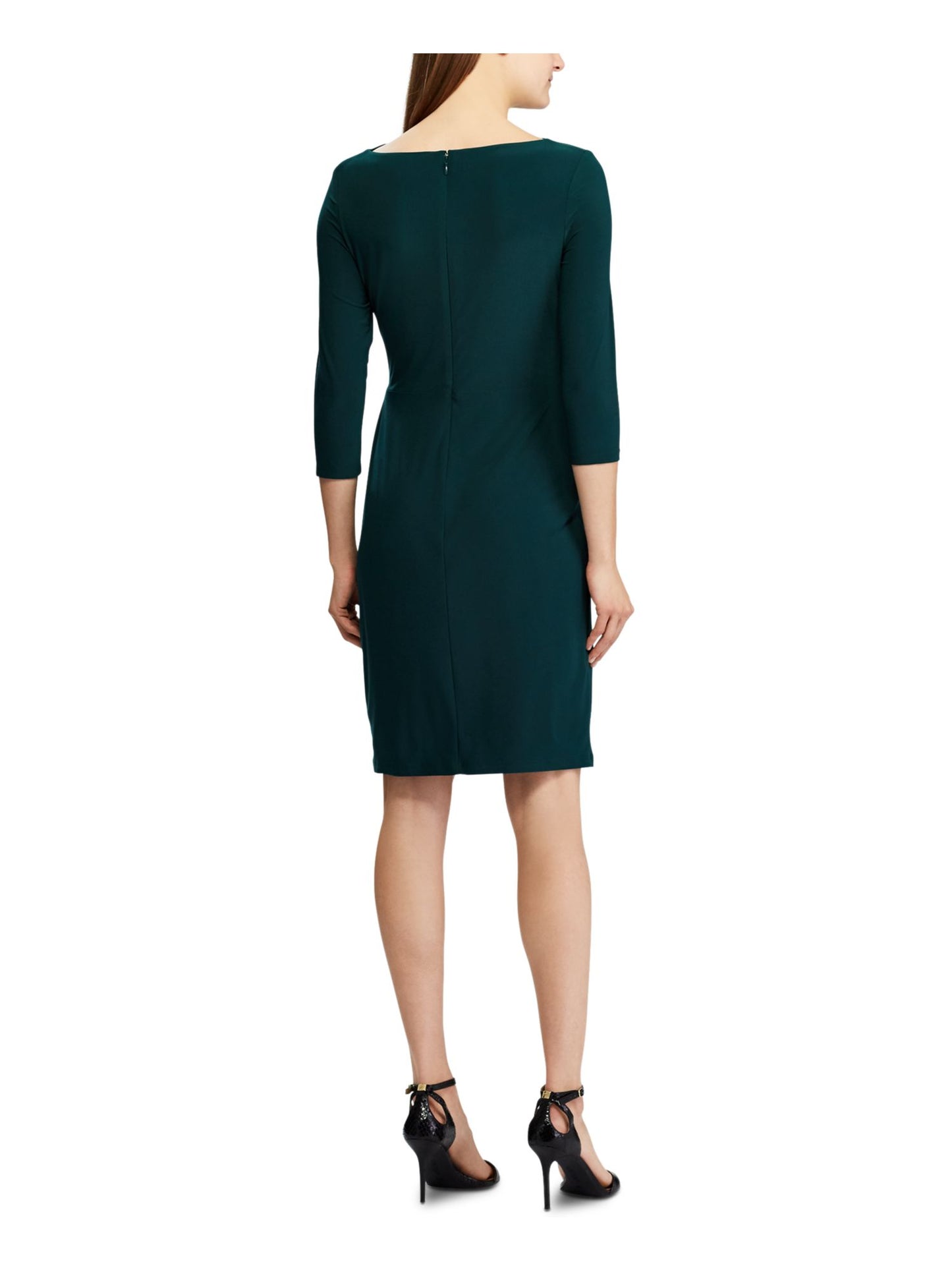 Vestido Ralph Lauren Feminino Manga 3/4 Acima do Joelho Verde Tamanho 14