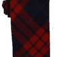 Gravata profissional xadrez cravo masculina Bar III vermelha tamanho regular