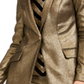 Blazer metálico feminino INC International Concepts, tamanho dourado PSM