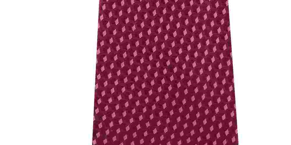 Gravata de seda masculina Michael Kors vermelha tamanho regular