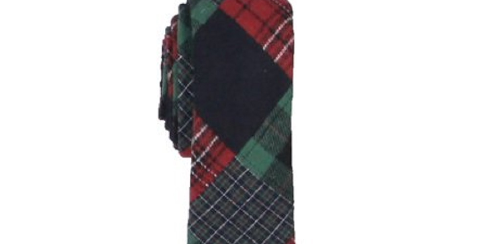 Gravata profissional masculina Bar III Hemlock Business, preta, tamanho regular