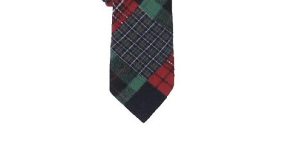 Gravata profissional masculina Bar III Hemlock Business, preta, tamanho regular