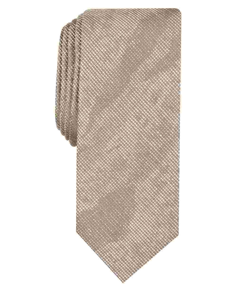 Gravata masculina sólida Thorin da INC International Concepts, marrom, tamanho regular