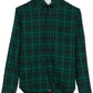 Camisa xadrez masculina Billy Reid Tuscumbia com ajuste regular, verde, tamanho pequeno
