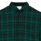 Camisa xadrez masculina Billy Reid Tuscumbia com ajuste regular, verde, tamanho pequeno
