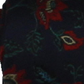 Gravata masculina Bar III Heron Silk Blend Floral Azul Marinho Tamanho Regular