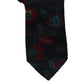 Gravata masculina Bar III Heron Silk Blend Floral Azul Marinho Tamanho Regular