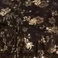 Blusa feminina plus size com babados e estampa floral estilo &amp; co, preta, tamanho 0X