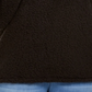 Suéter feminino estilo &amp; co com gola alta em sherpa, preto, tamanho 0X