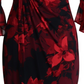 Vestido tubinho feminino Connected com mangas franzidas, vermelho, tamanho 8, pequeno