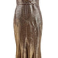 Vestido sem mangas metálico feminino Ralph Lauren, preto, tamanho 14