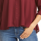 Blusa feminina estilo swing vinho tamanho pequeno L