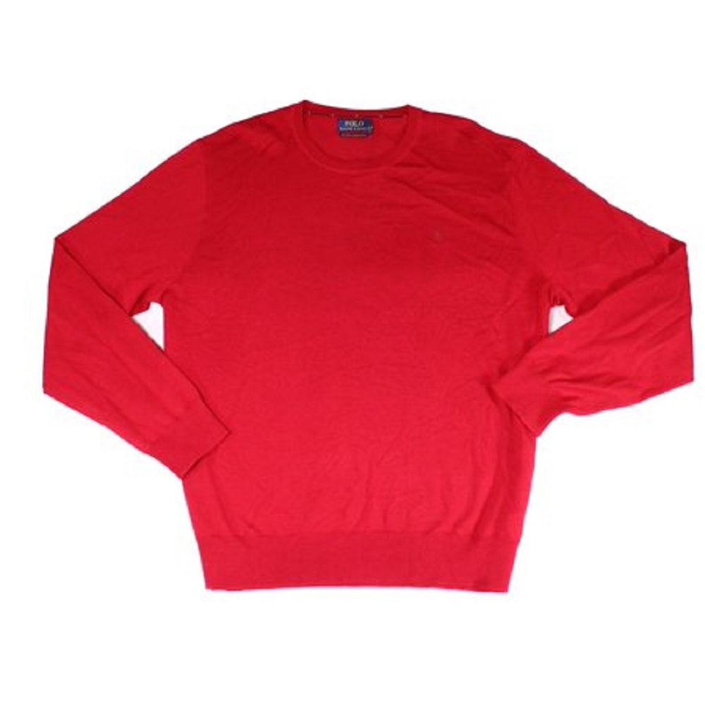 Suéter Ralph Lauren Masculino Gola Redonda Pequena Lã Lisa Tamanho P
