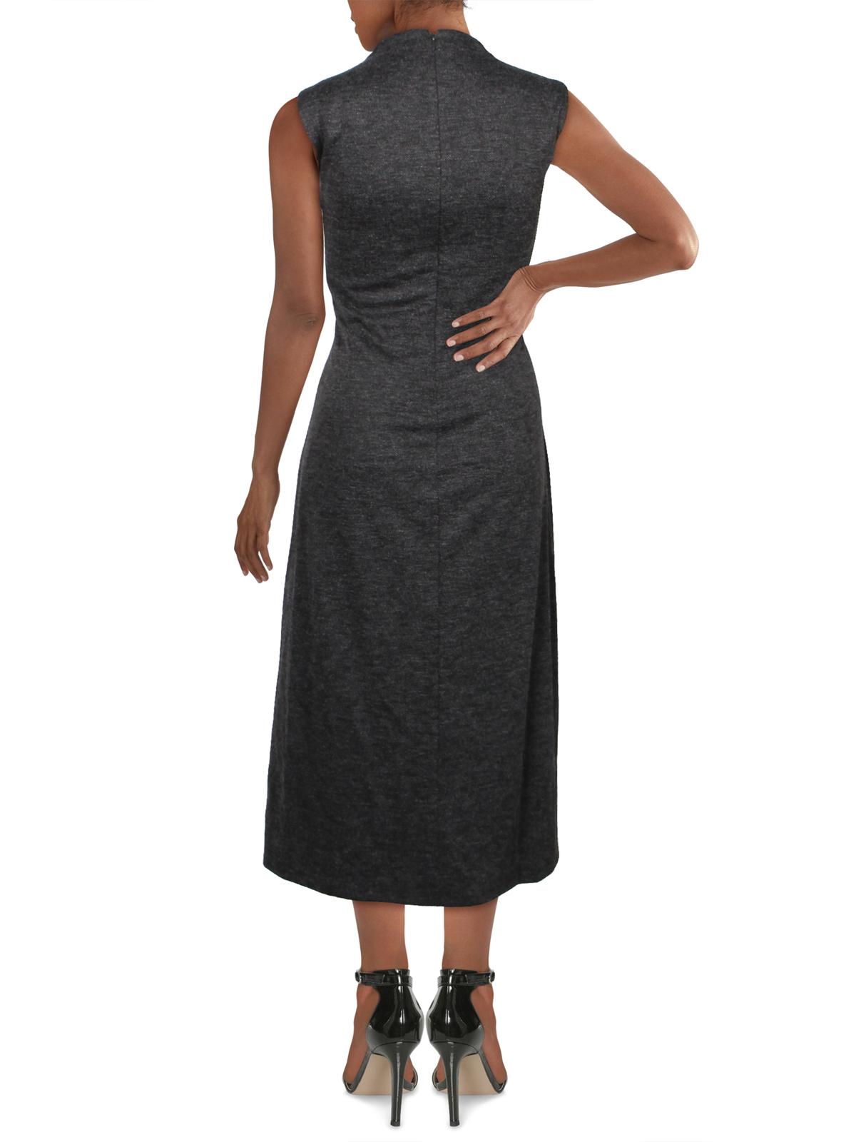 Vestido Ralph Lauren Feminino Tweed Mockneck Cinza Tamanho 8