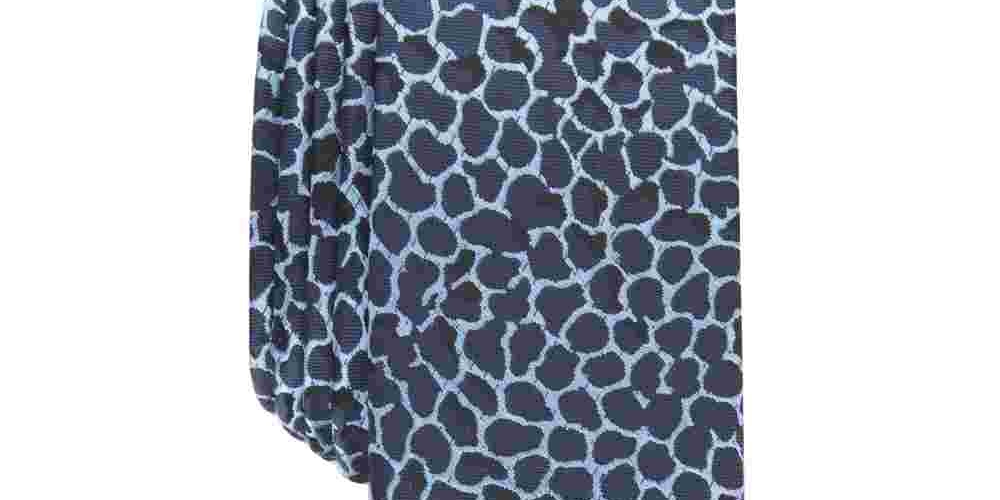Gravata Skinny Abstrata Masculina INC International Concepts Azul Marinho Tamanho Regular