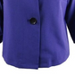 Casaco feminino liso roxo Kasper, tamanho 6