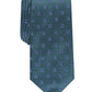 Gravata de pescoço Alfani Masculina Camino Neat Silk Blend Business Verde Tamanho Regular
