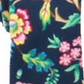 Gravata fina floral com estampa de coroa masculina Bar III, tamanho azul marinho, tamanho regular