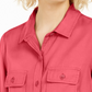 Camisa utilitária feminina Charter Club vermelha tamanho pequeno
