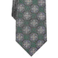 Gravata Tasso Elba Classic Medallion Masculina Verde Tamanho Regular
