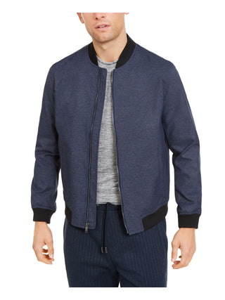 Jaqueta Bomber Masculina Alfani Azul Tamanho Médio