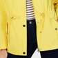 Jaqueta de chuva feminina Charter Club Anorak, amarela, tamanho pequeno GG
