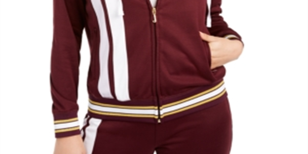 Jaqueta de corrida feminina Juicy Couture On Tour Logo, tamanho extragrande