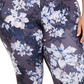 Leggings femininas estampadas botânicas Ideology Plus, azul, tamanho 2X