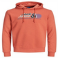 Jack &amp; Jones Moletom Masculino Masculino Laranja Tamanho Grande