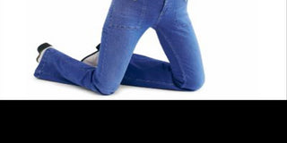 Calça jeans flare feminina com zíper e bolsos Free People, azul, tamanho 29