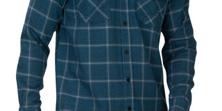 Camisa xadrez Hurley Pitfire masculina azul tamanho pequeno