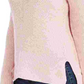 Suéter de algodão canelado com decote em V feminino Style &amp; Co, rosa, tamanho X-S