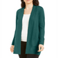Cardigan feminino com frente aberta JM Collection, tamanho Sequoia, pequeno, XL